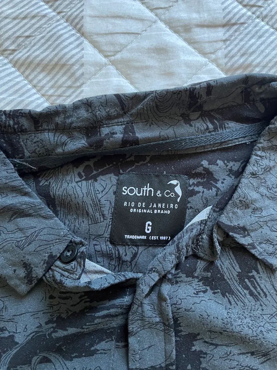 Camisa de botão south - Foto 2