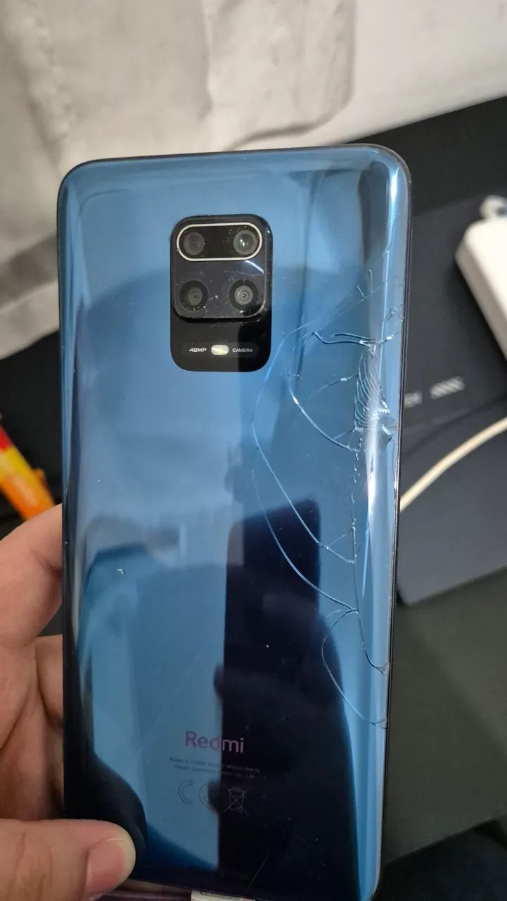 Xiaomi Redmi Note 9S / Pro Azul [Com Defeito / Para Retirada de Peças ou Conserto] - Foto 2