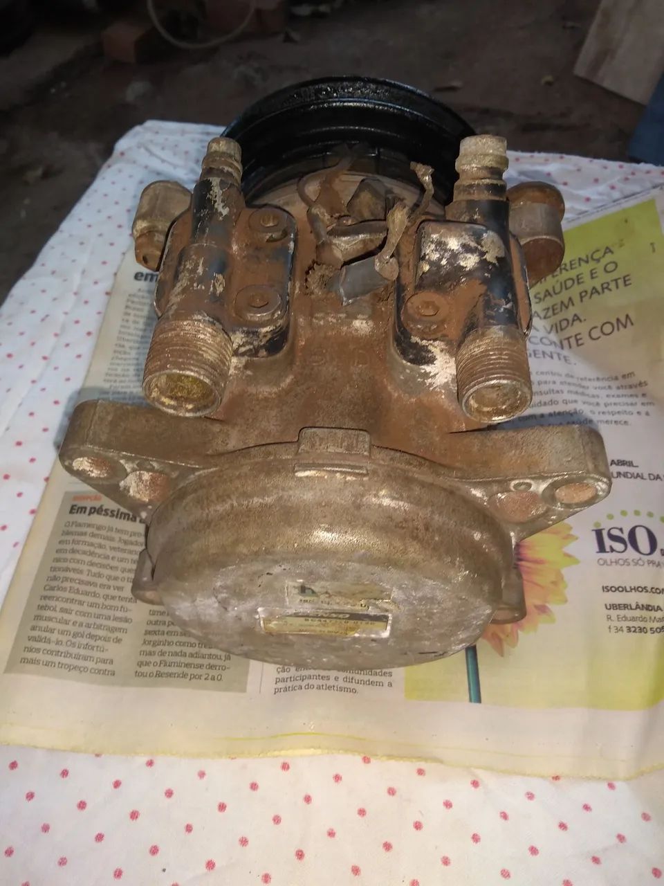 Compressor do ar condicionado Da s10 2.2 2007/2008