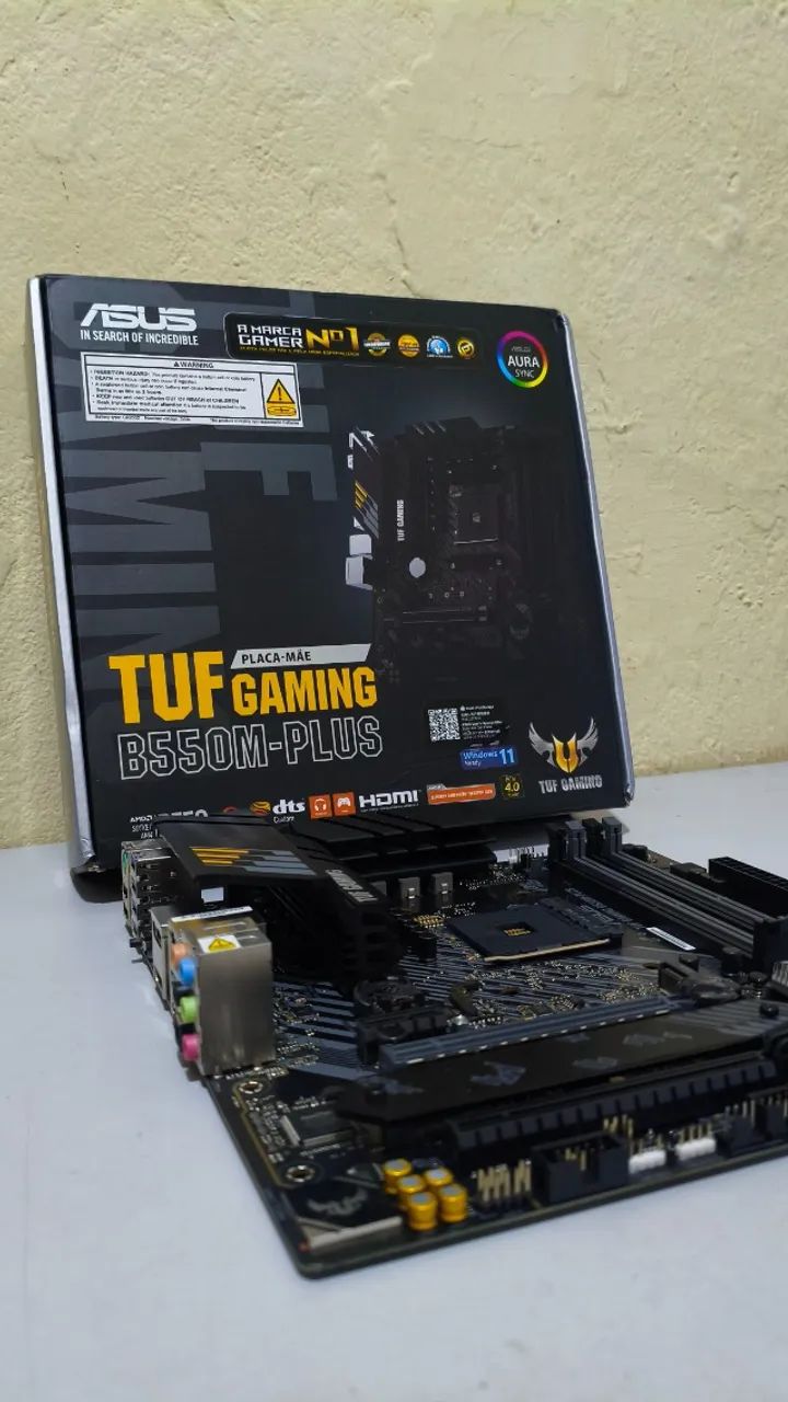 Placa Mãe ASUS TUF Gaming B550M-Plus - Foto 5
