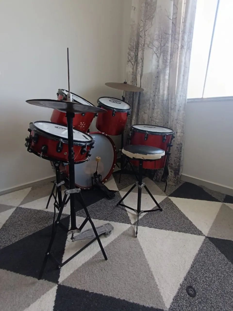 Bateria acústica  - Foto 2