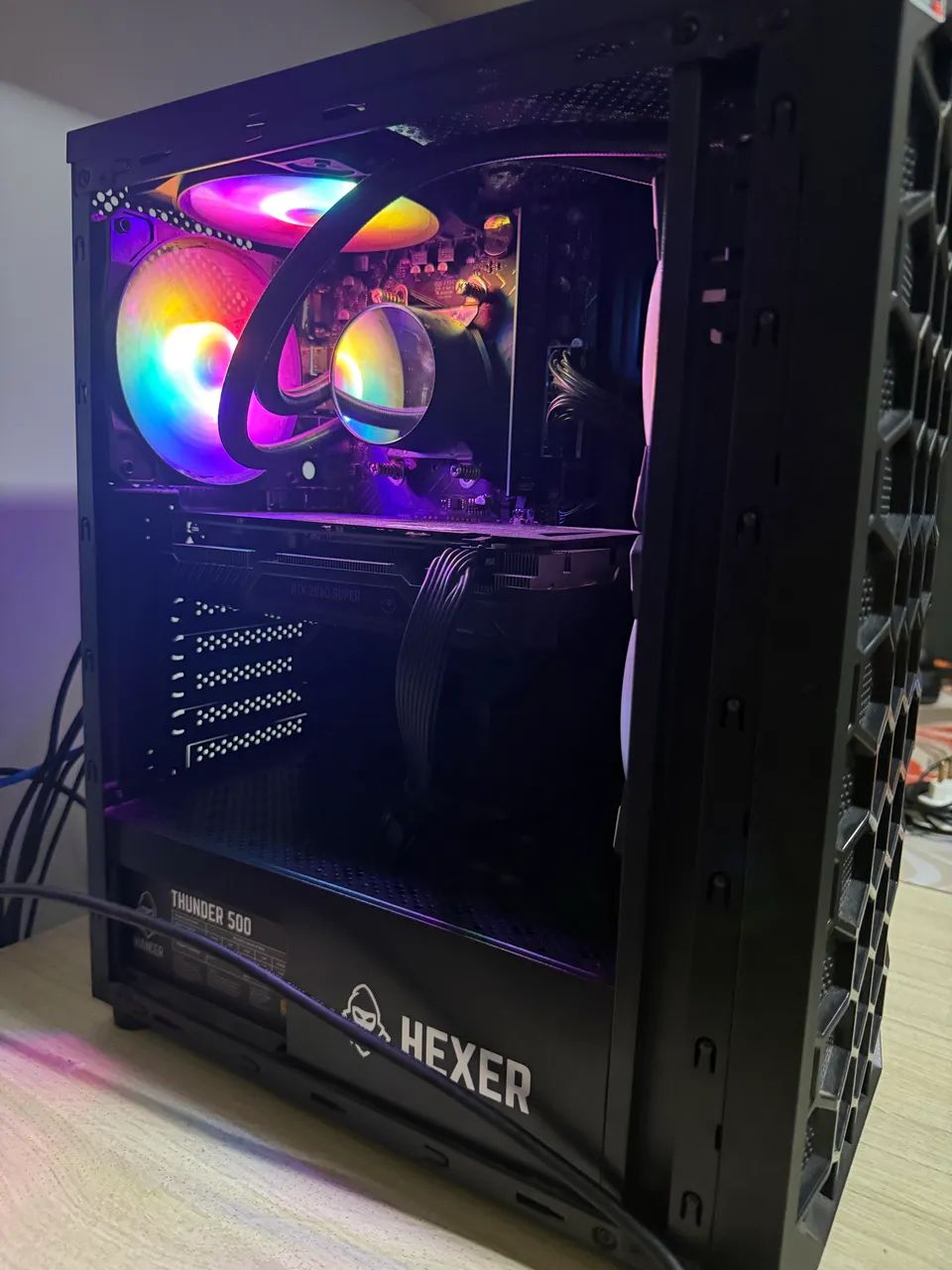 Pc Gamer Ryzen 7 5700x3d + 2060 SUPER e monitor Gamer.  - Foto 4