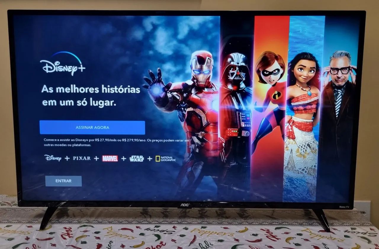 TV AOC ROKU LED FULL HD SMART WI-FI 43 POLEGADAS  - Foto 3