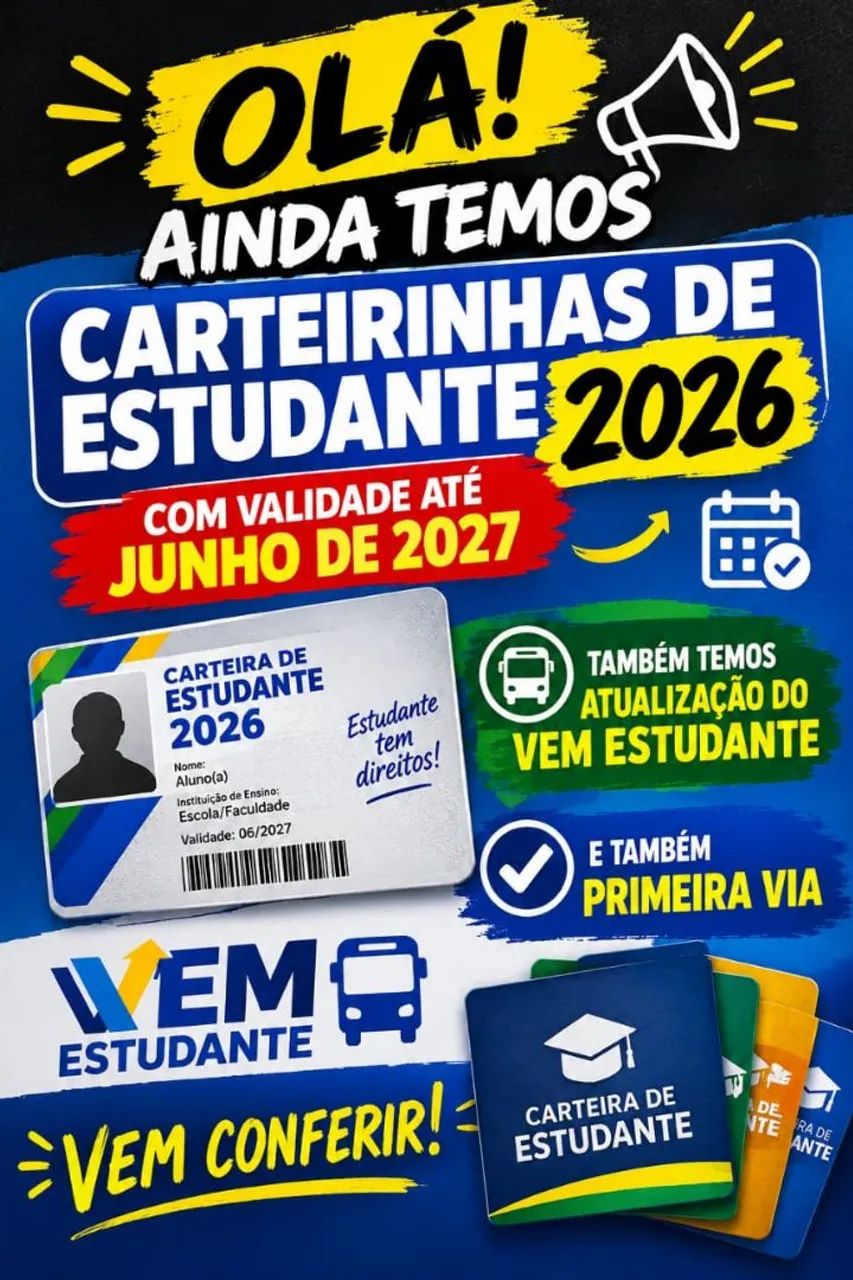 Carteirinhas de estudante 