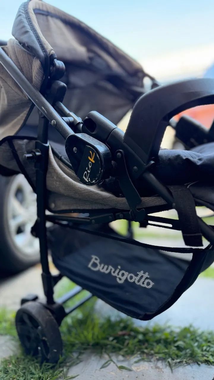 Carrinho com bebe conforto burigotto - Foto 4