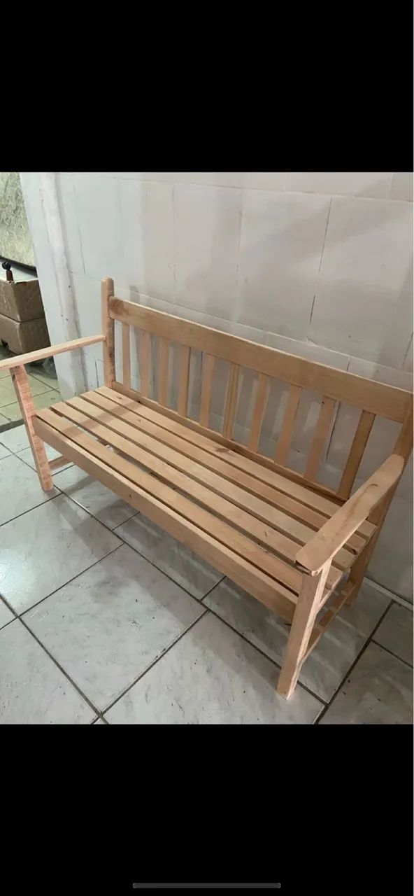 Banco três lugar novo  - Foto 4