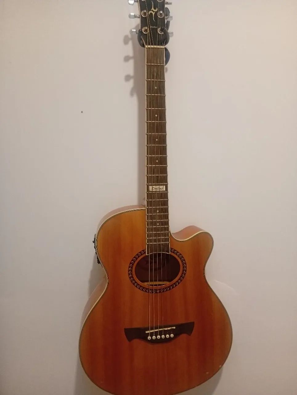 VIOLÃO ELÉTRICO DALLAS TAGIMA  - Foto 3