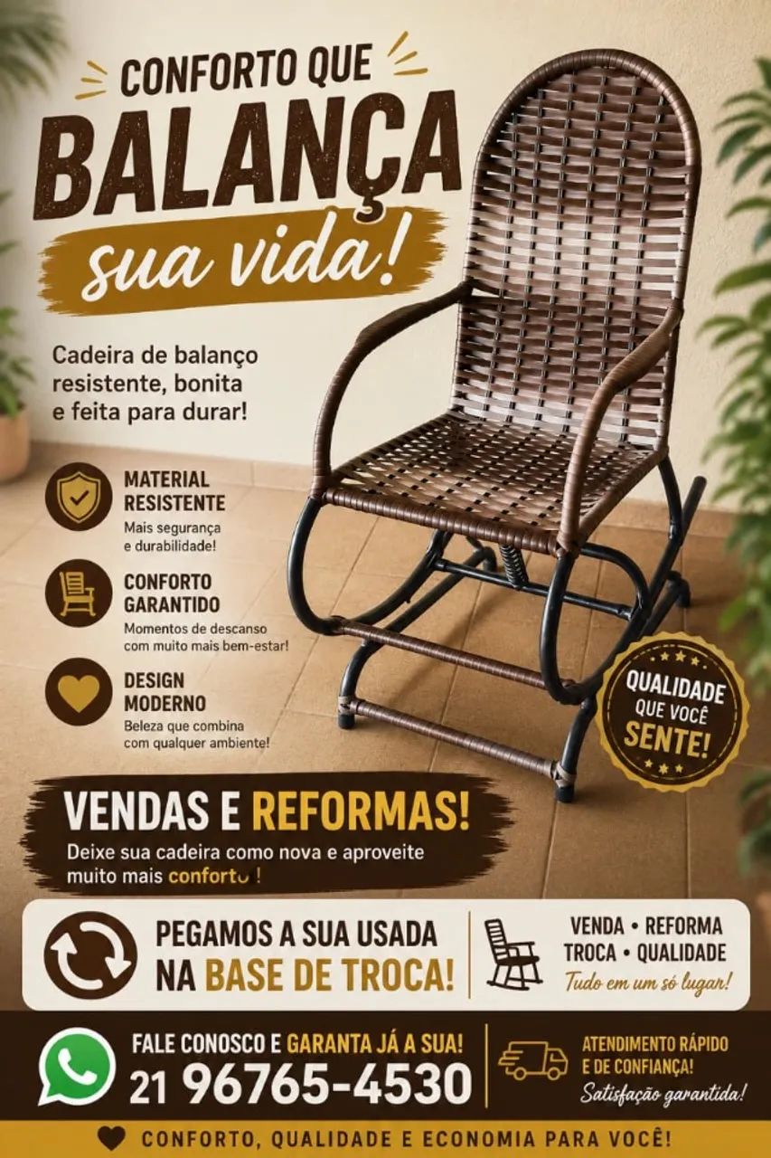 Cadeiras de balanço 