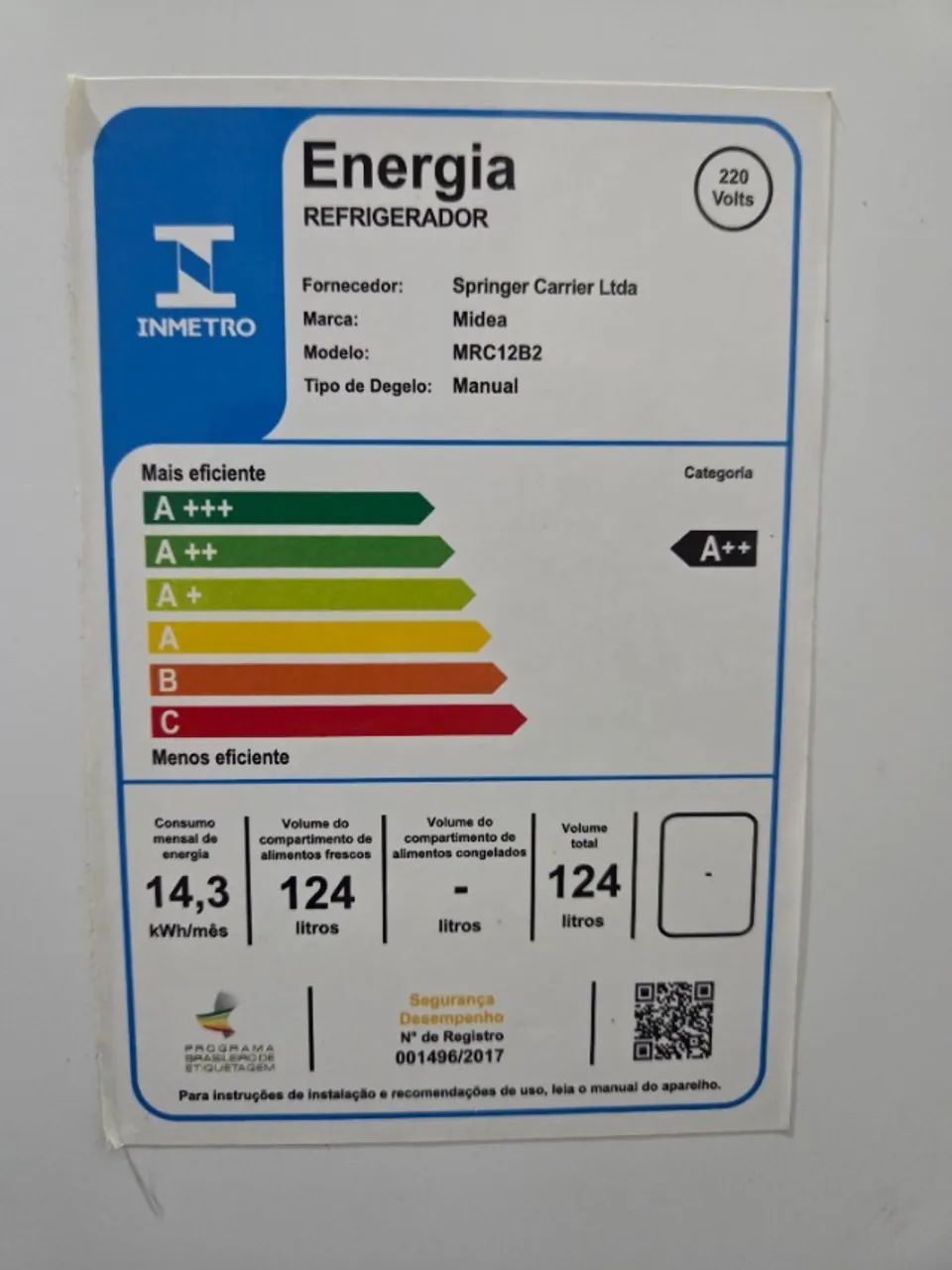 Frigobar Midea 124lts  - Foto 3