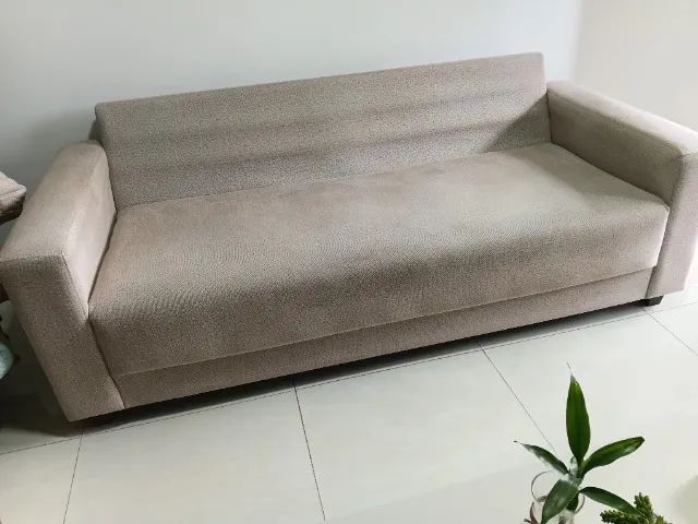 Sofá 3 lugares em linho - Foto 3