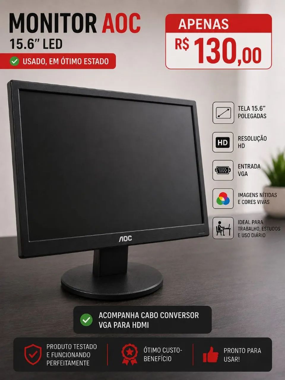 ? MONITOR AOC 15,6