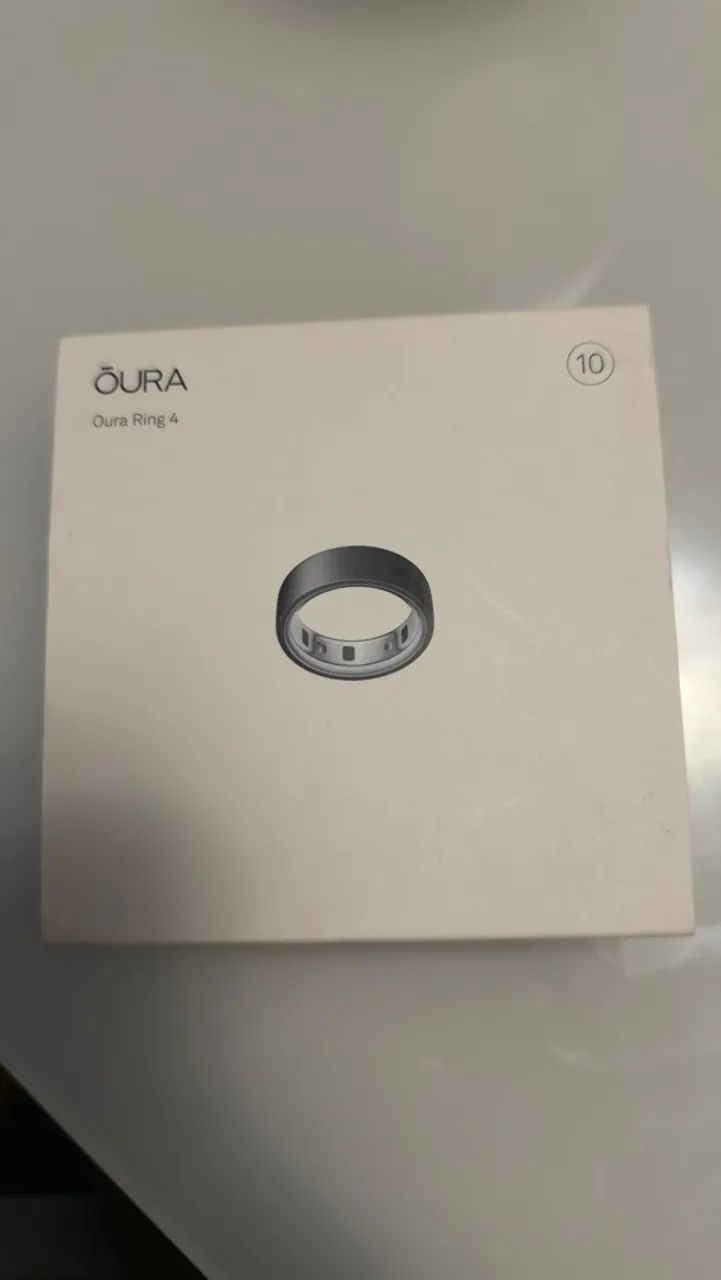 Oura Ring 4 Graphite - Tamanho 10