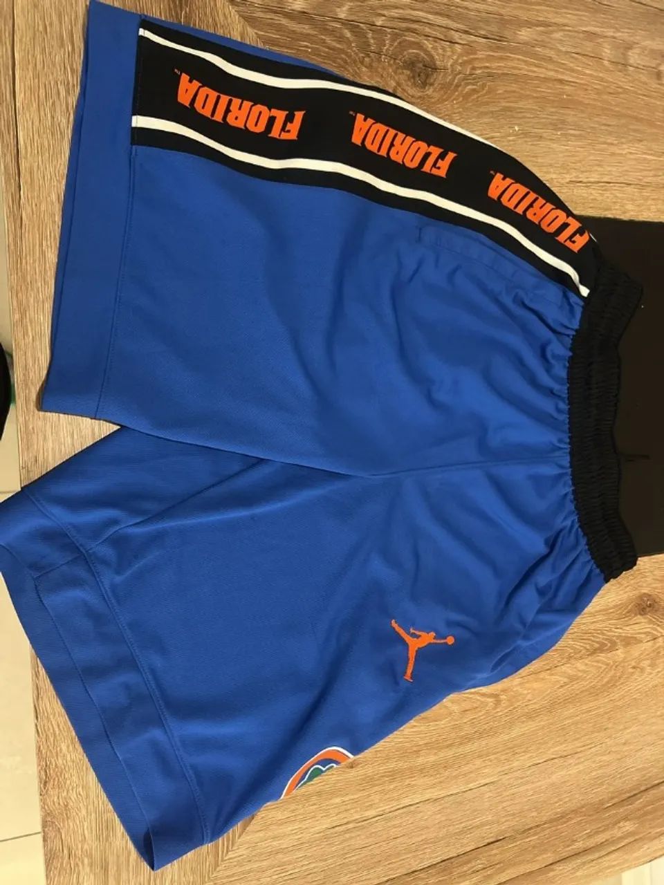 short jordan florida gators ncaa - azul e laranja - tam m