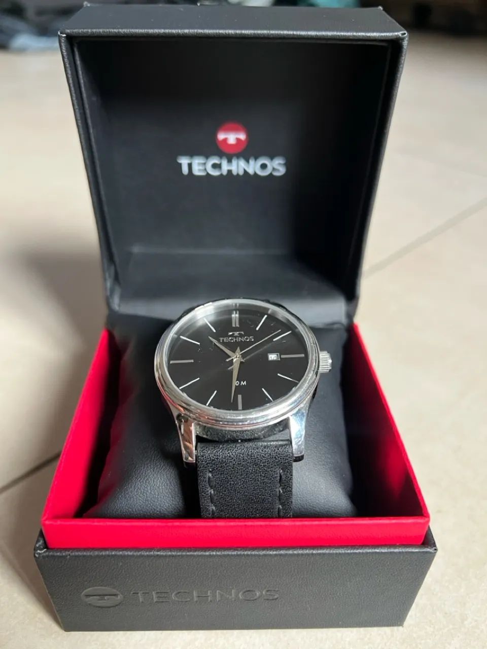 Relógio de Couro Technos Classic Steel - Foto 2