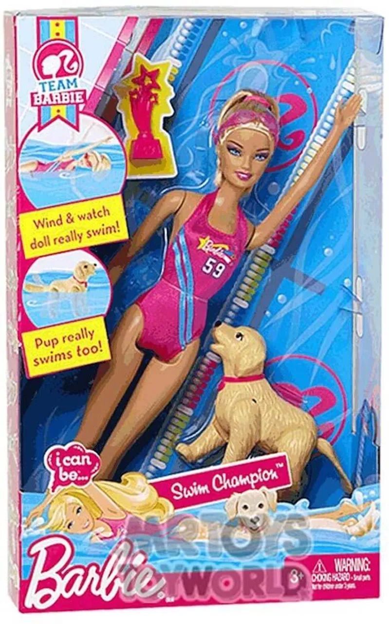Barbie Nadadora que nada de verdade