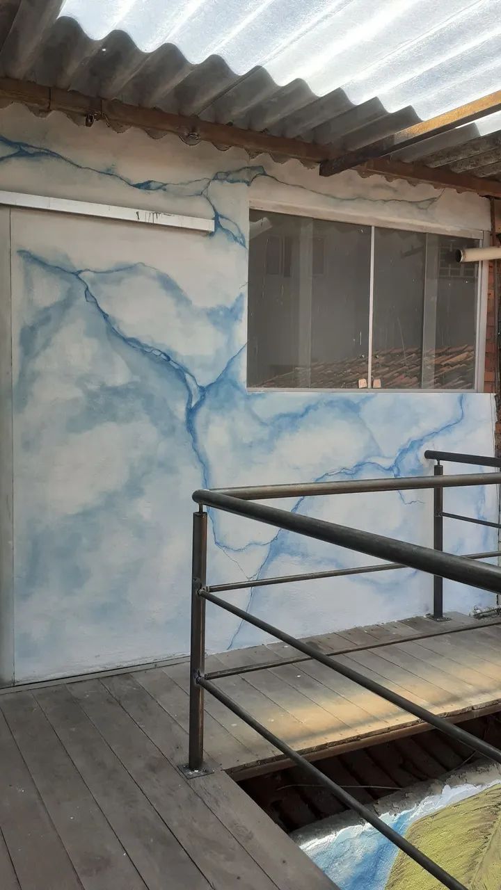 Pintura com efeito mármore Fosco 