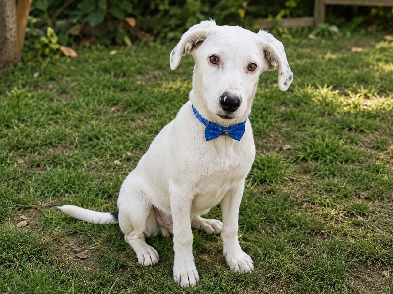 Macho Branco - 6 meses - SRD Porte M