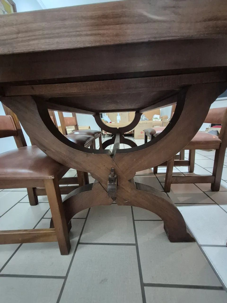 Mesa 6 lugares madeira - Foto 4