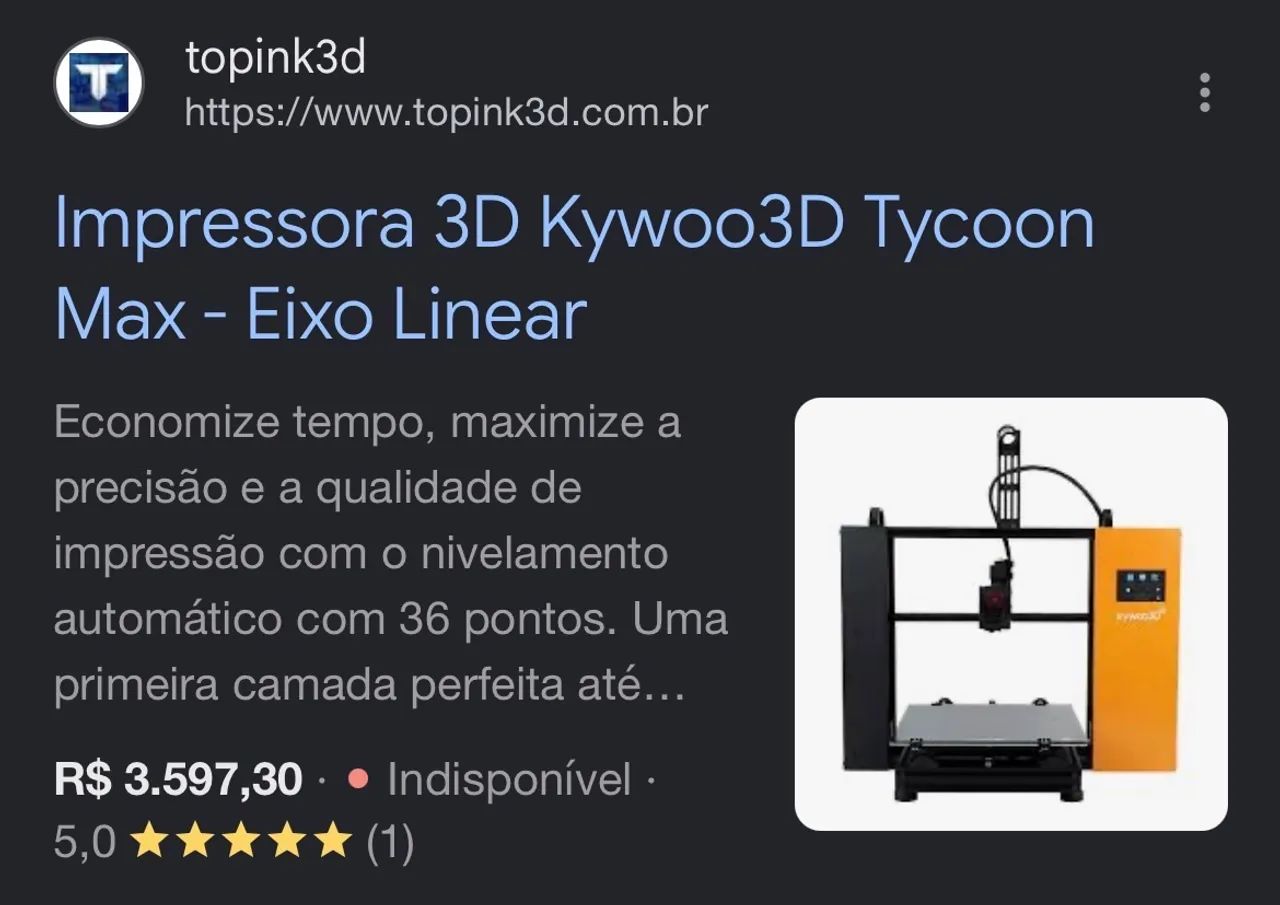 IMPRESSORA 3D Tycoon max  - Foto 2