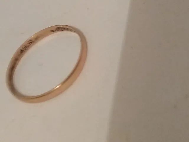 Aliança de ouro antiga - Foto 2