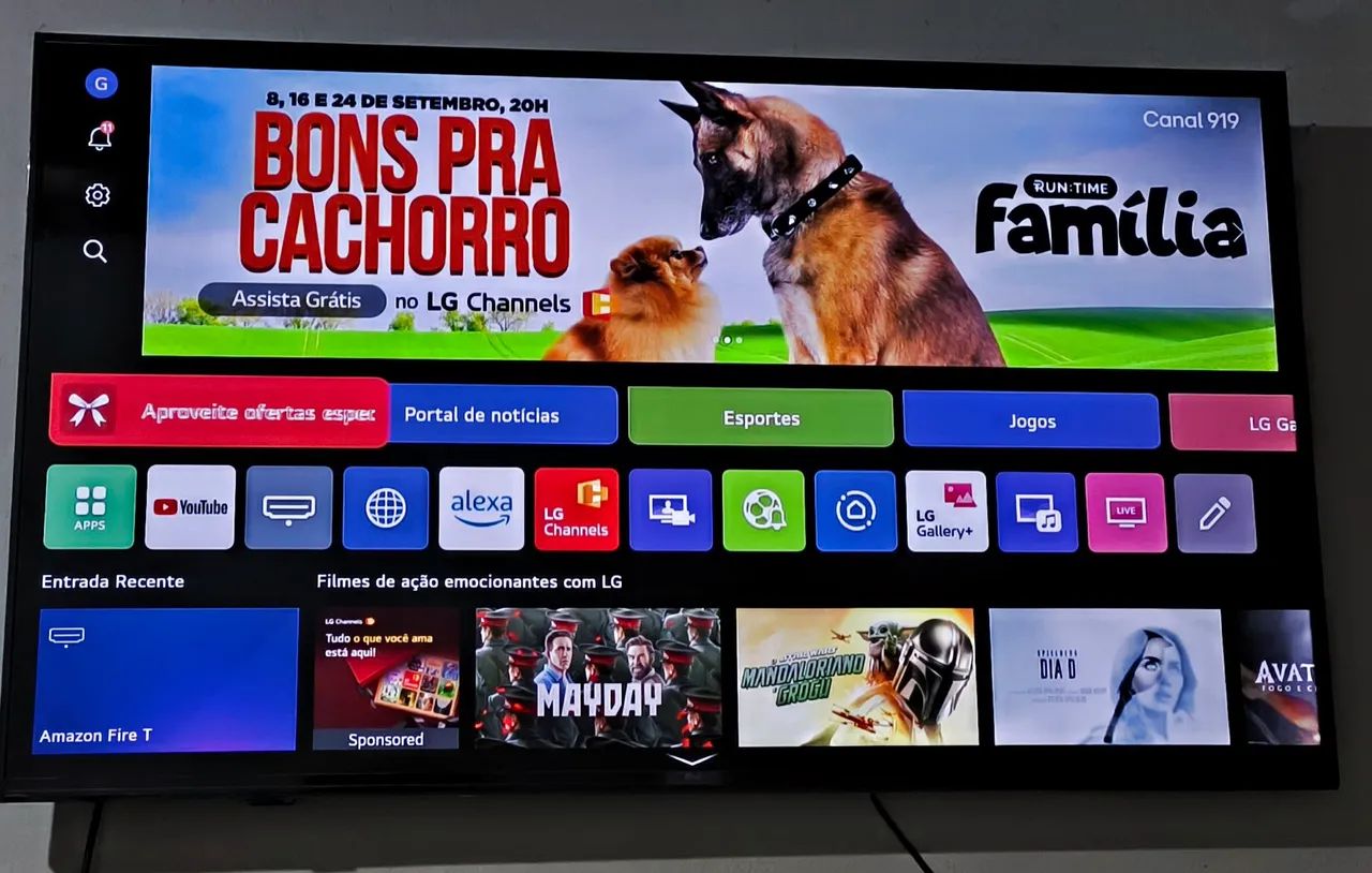 SMART TV LG - WEBOS + AMAZON FIRE TV STICK