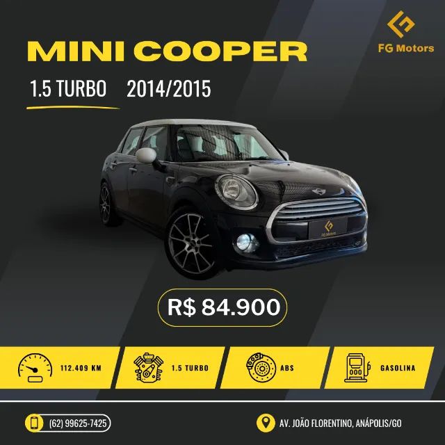 Mini Cooper 1.5 Turbo 12V 5P Aut. 2015