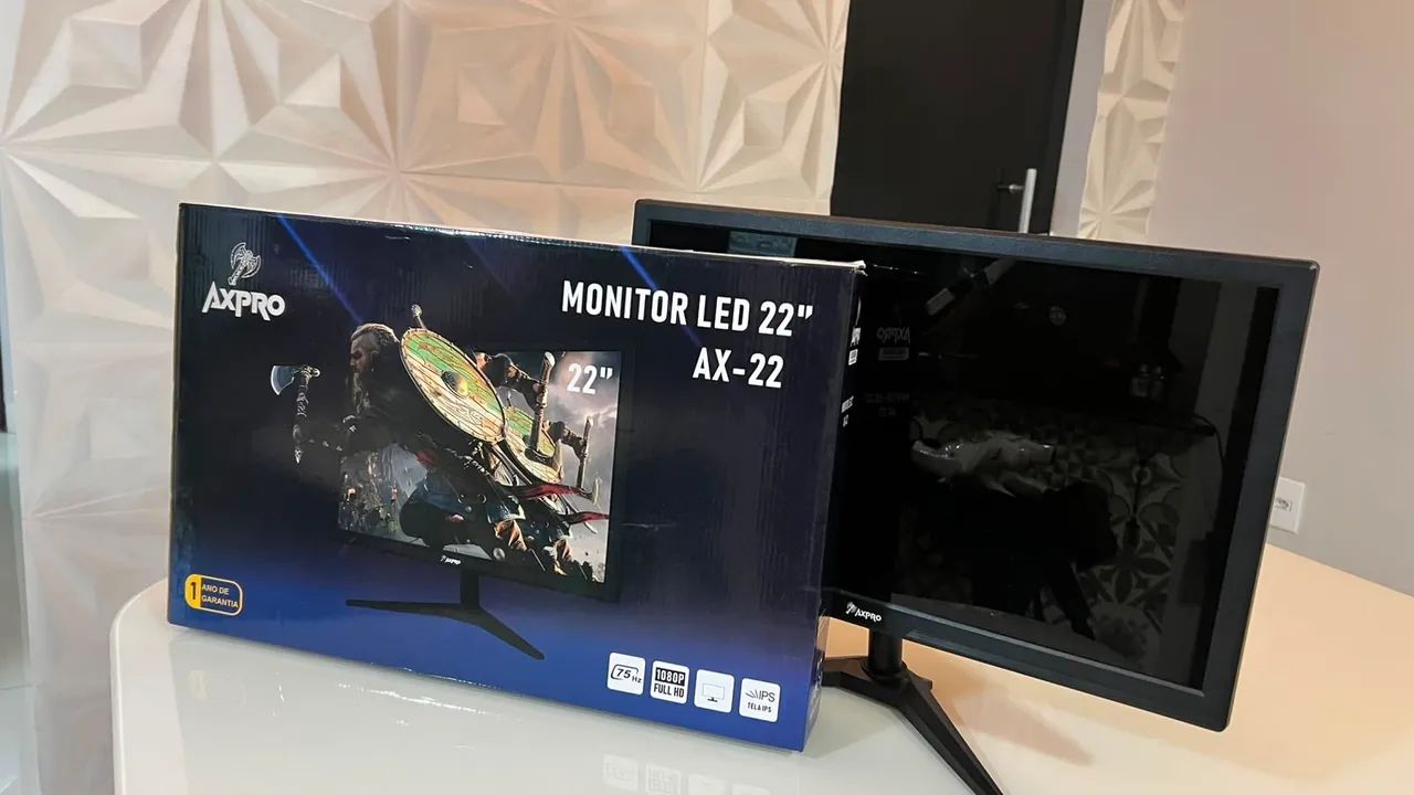 Monitor 22 polegadas c cabo de energia e cabo hdmi - Foto 3