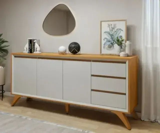 Buffet Vertex 3 Portas 1,80m 100% MDF  Produto Novo!! Pronta Entrega!! - Foto 2