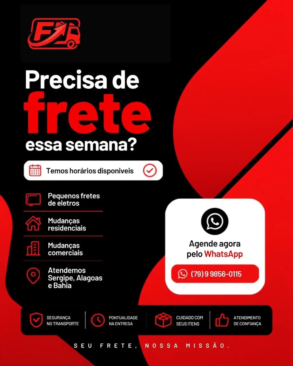 Fretes e Mudanças em Aracaju e Região | Ferreira Fretes