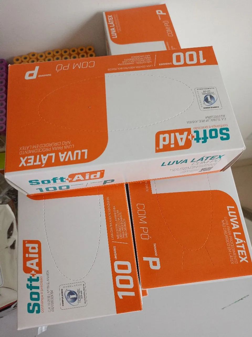 Luvas de procedimento médico 