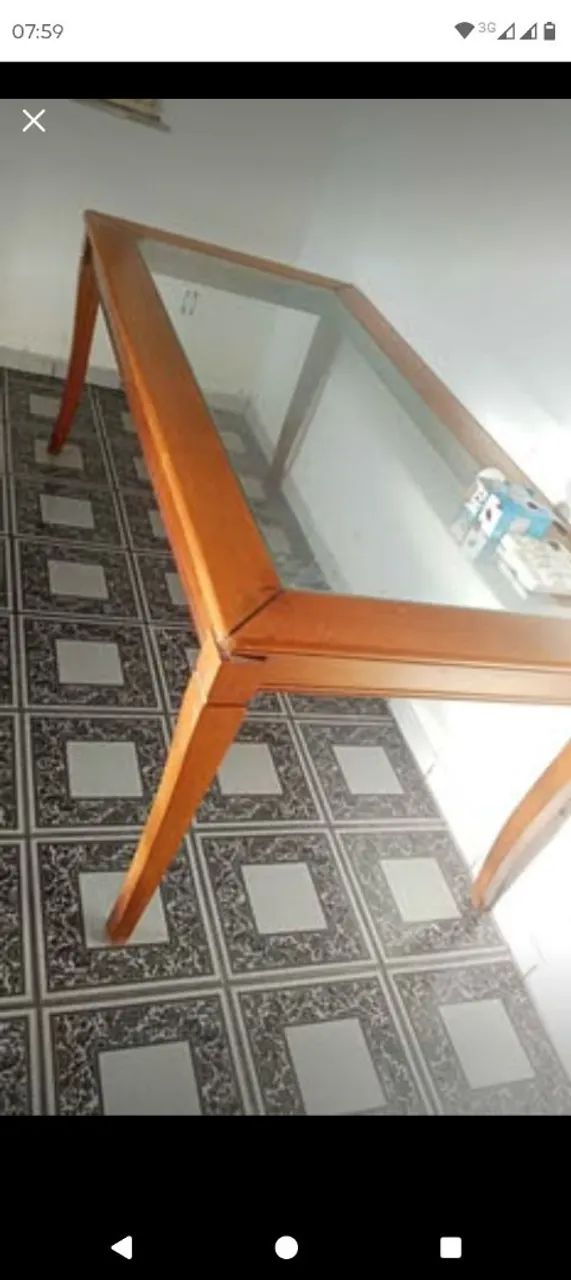 Mesa de 6 cadeiras obs não tem cadeiras 