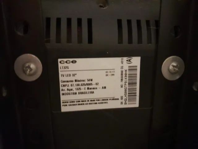 TV CCE LED 32" - modelo LT32G - funcionando perfeitamente - Foto 3