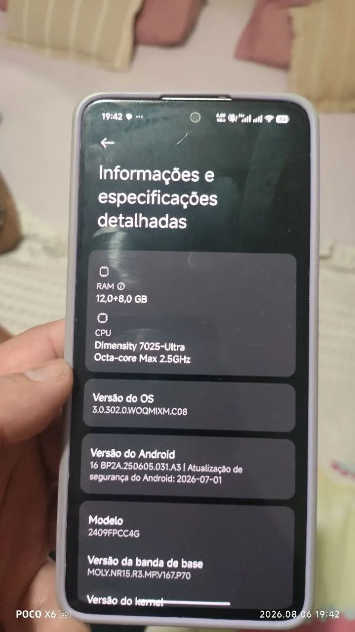Poco M7 Pro 12gb ram 256gb armazenamento. 