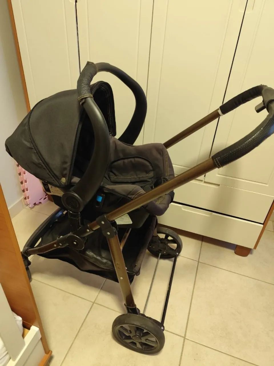 Carrinho de bebê e bebe conforto Galzerano - Foto 3