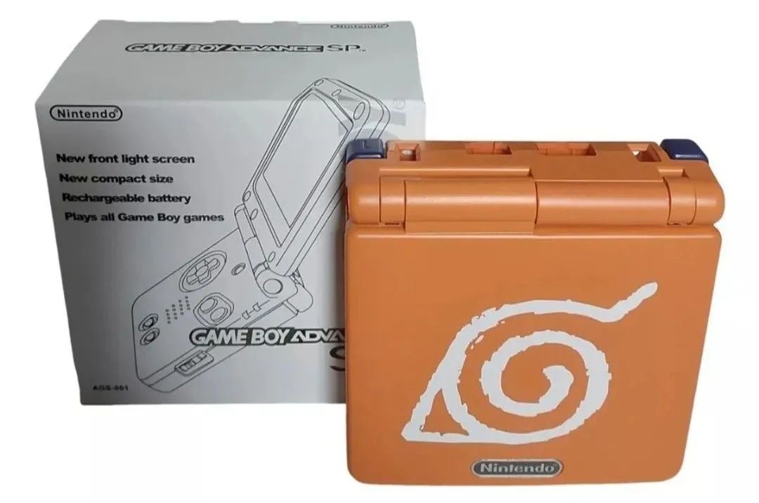 Nintendo Game Boy Advance SP IPS Backlight Naruto 