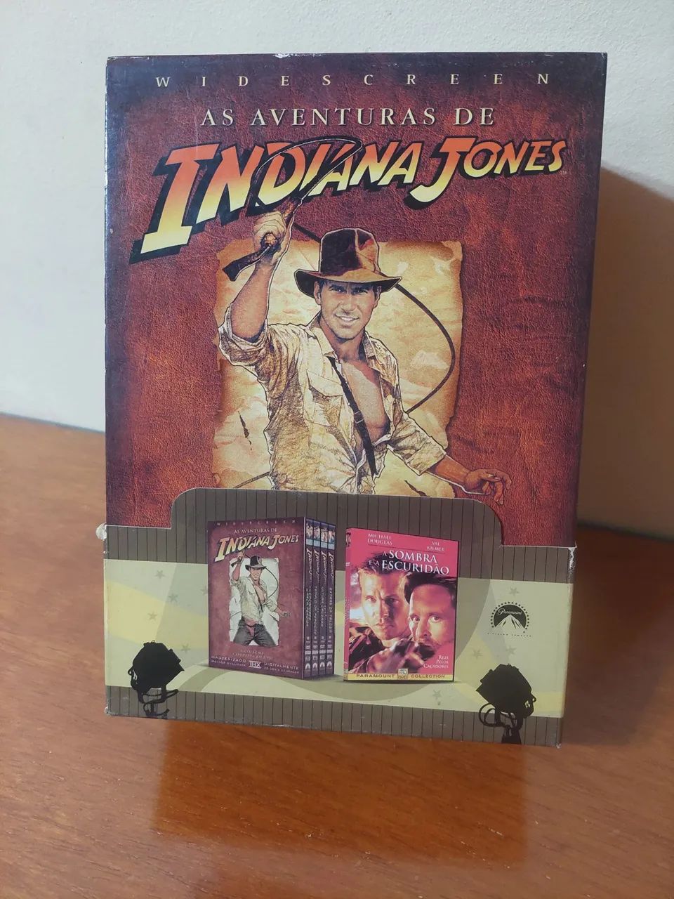Box dvd trilologia Indiana jones