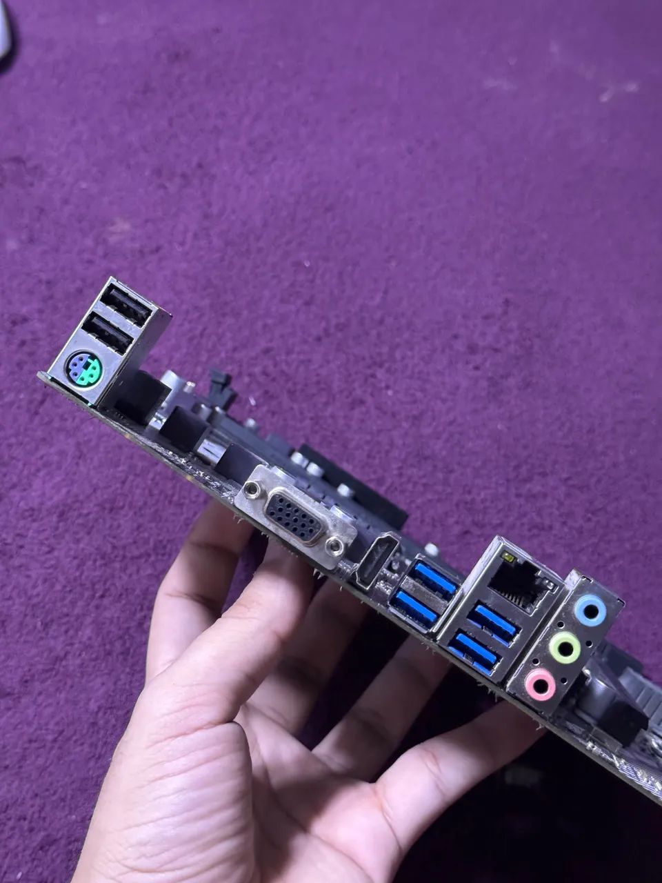 Placa-mãe ASRock A320M-HDV R4.0 ? COM DEFEITO/ PARA REPARO  - Foto 4