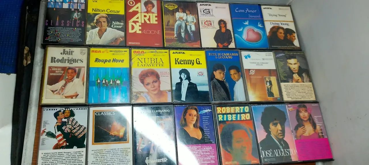 Fita k7 cantores variados 42 fitas - Foto 4