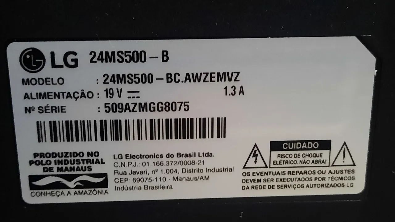 MONITOR LG 24PL - SEMINOVO - Foto 5