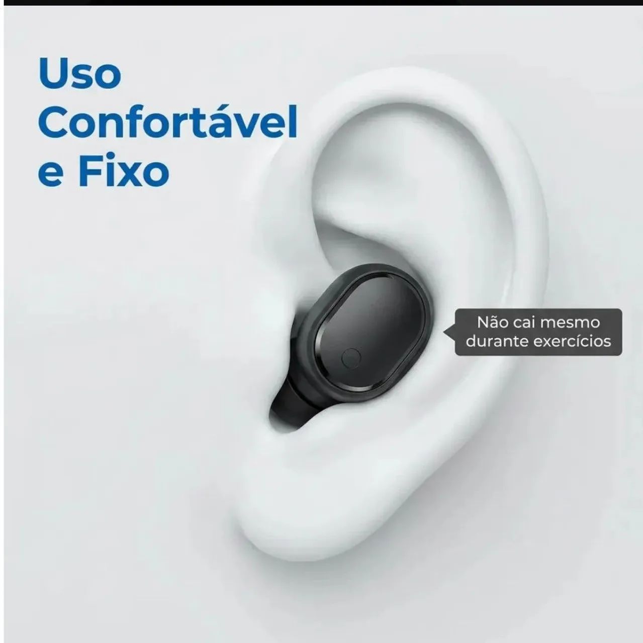 Fone Bluetooth Redmi AirDots Xiaomi com Visor Digital LED - Foto 2