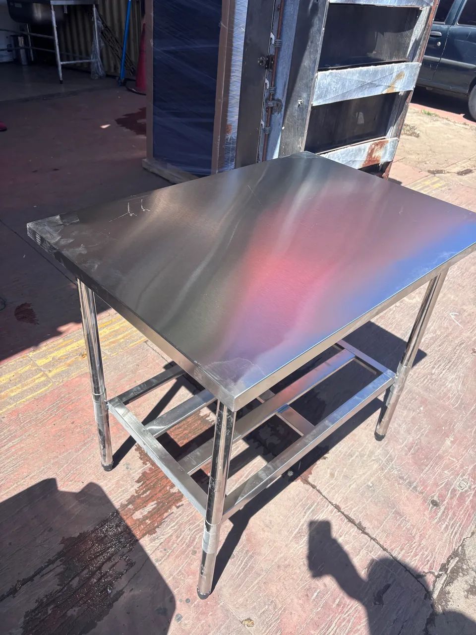 Mesa total inox 1M por 70c nova  - Foto 4