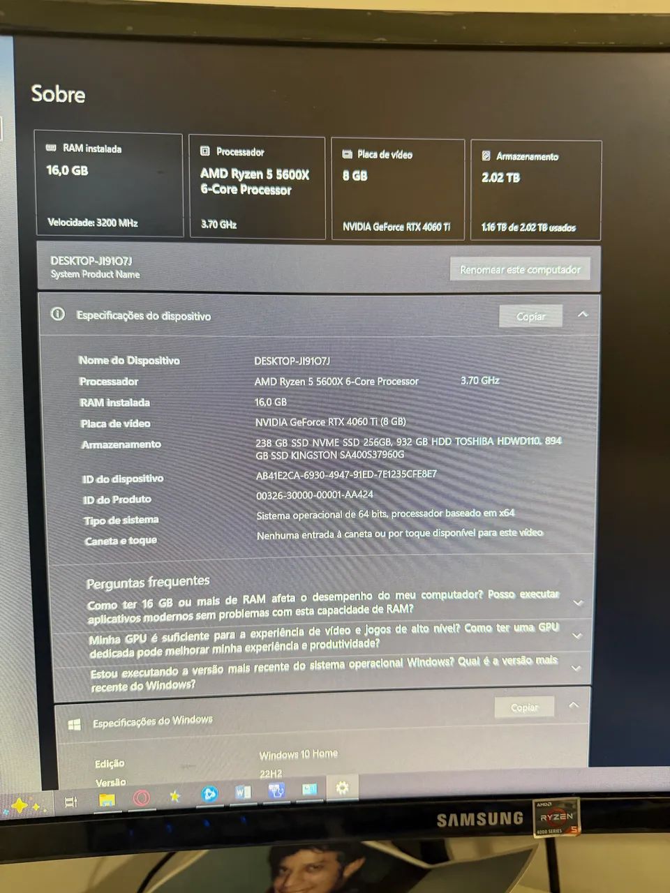 Computador Gamer Rtx 4060Ti - Foto 2
