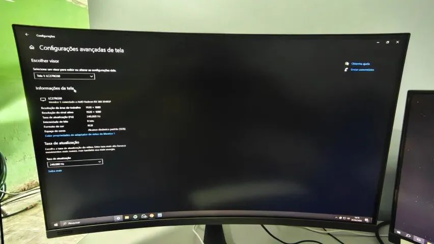 Monitor SAMSUNG ODYSSEY 27 polegadas 240hz - Foto 3