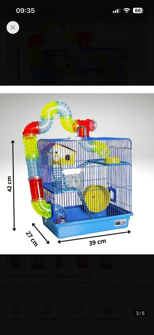 Gaiola Hamster  - Foto 3