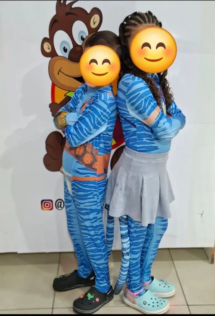 Fantasia importada Avatar infantil  - Foto 2
