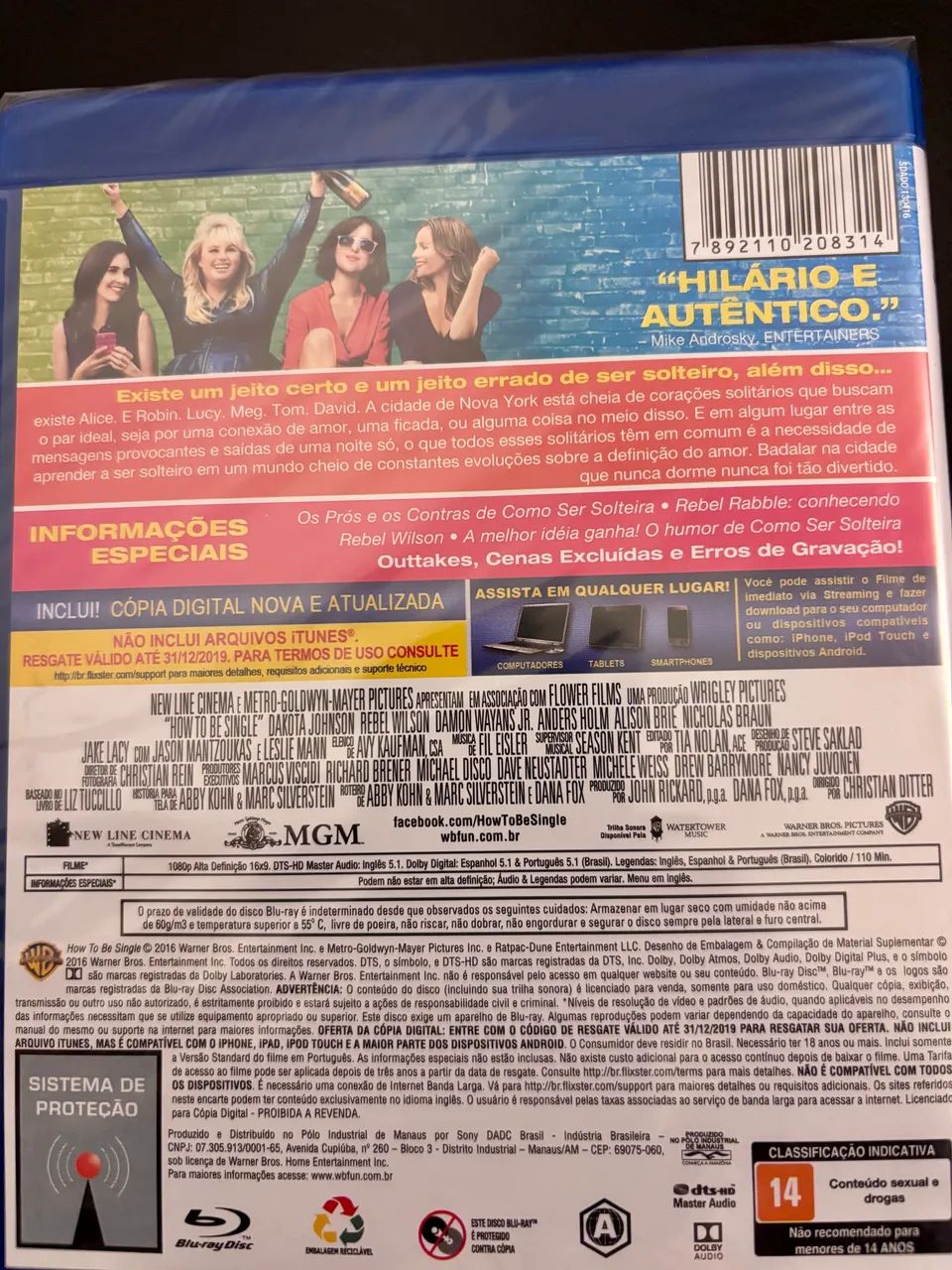 Blu-ray Como ser solteira original lacrado  - Foto 2