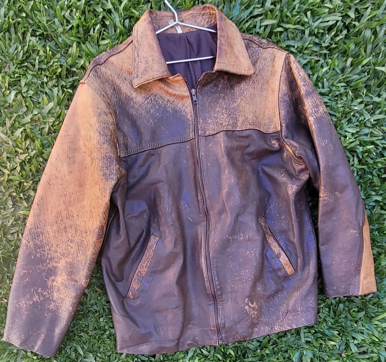 Jaqueta de couro Masculina M