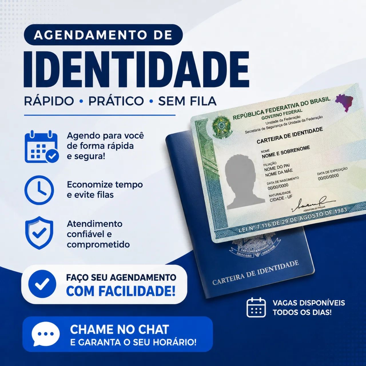 Agendamento de identidade 