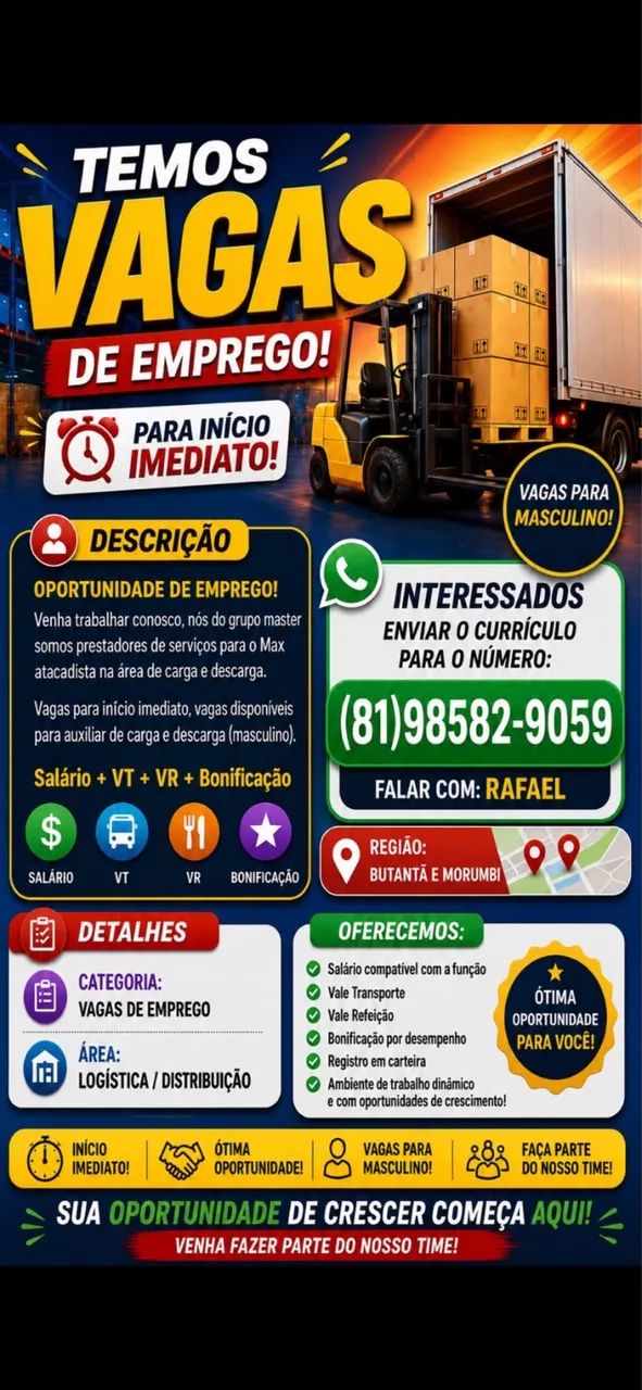 Vaga de emprego 
