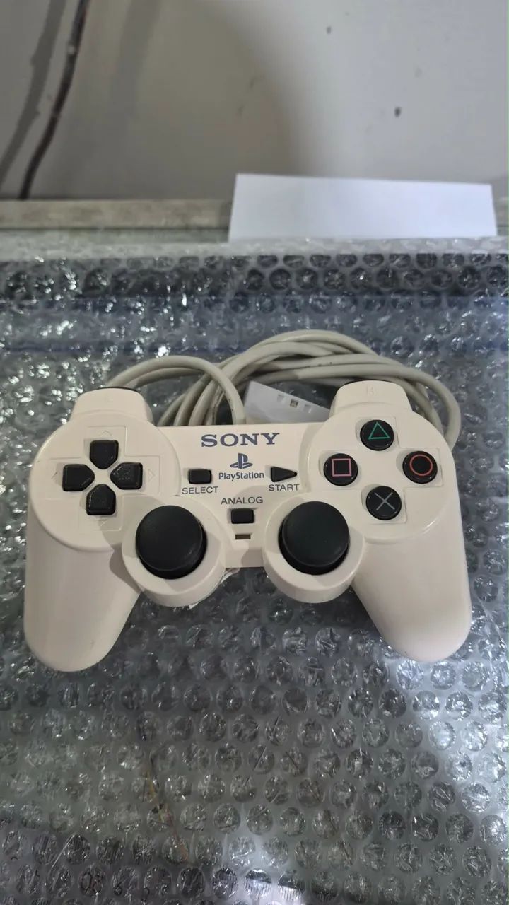 Controle Ps2 Ceramic White
